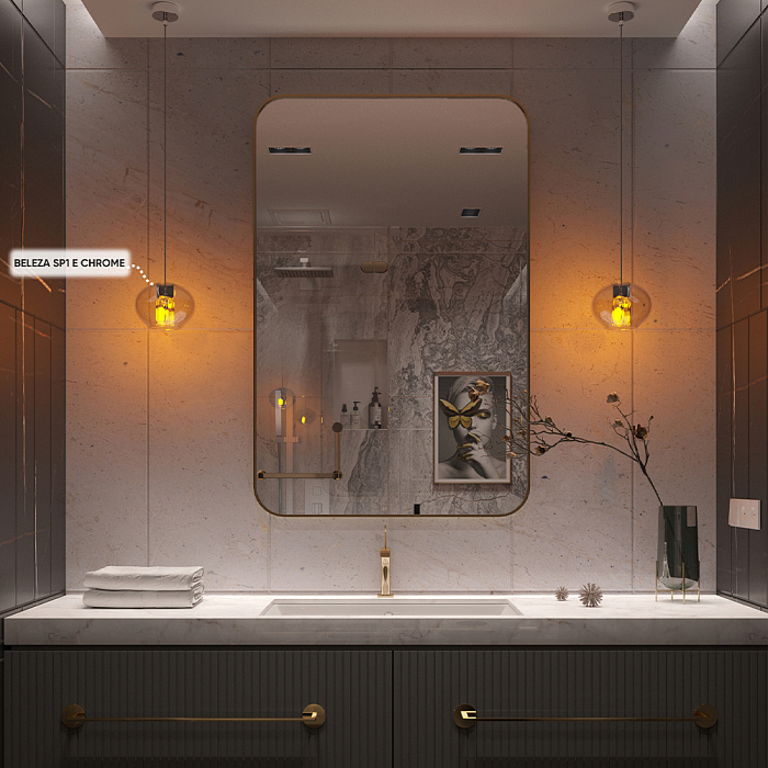 Светильник Crystal Lux BELEZA SP1 E CHROME
