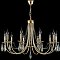 Люстра Crystal Lux VICTORIA SP10 GOLD/AMBER